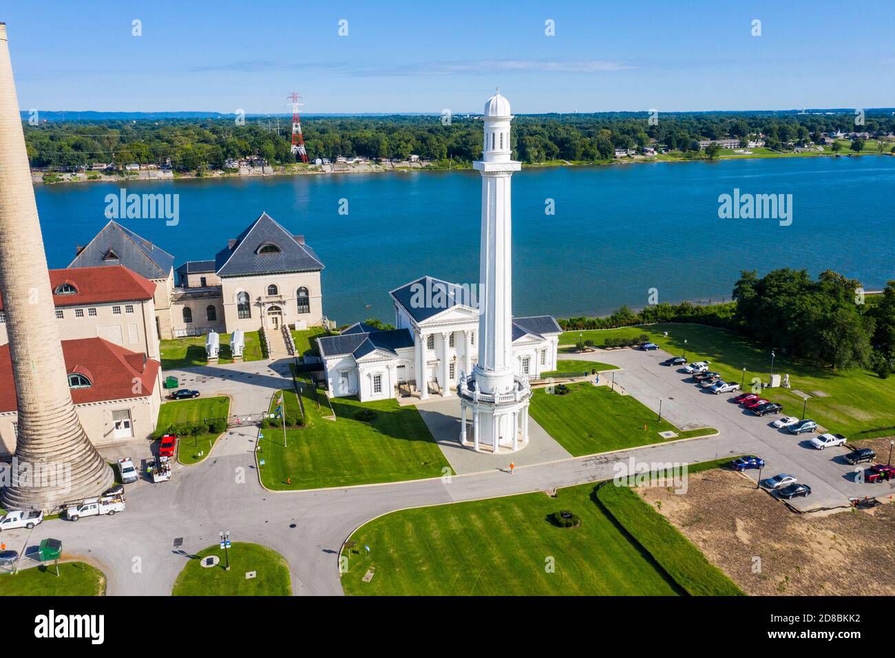 Water Tower, Louisville Water Tower Park, Louisville, Kentucky Foto Stock