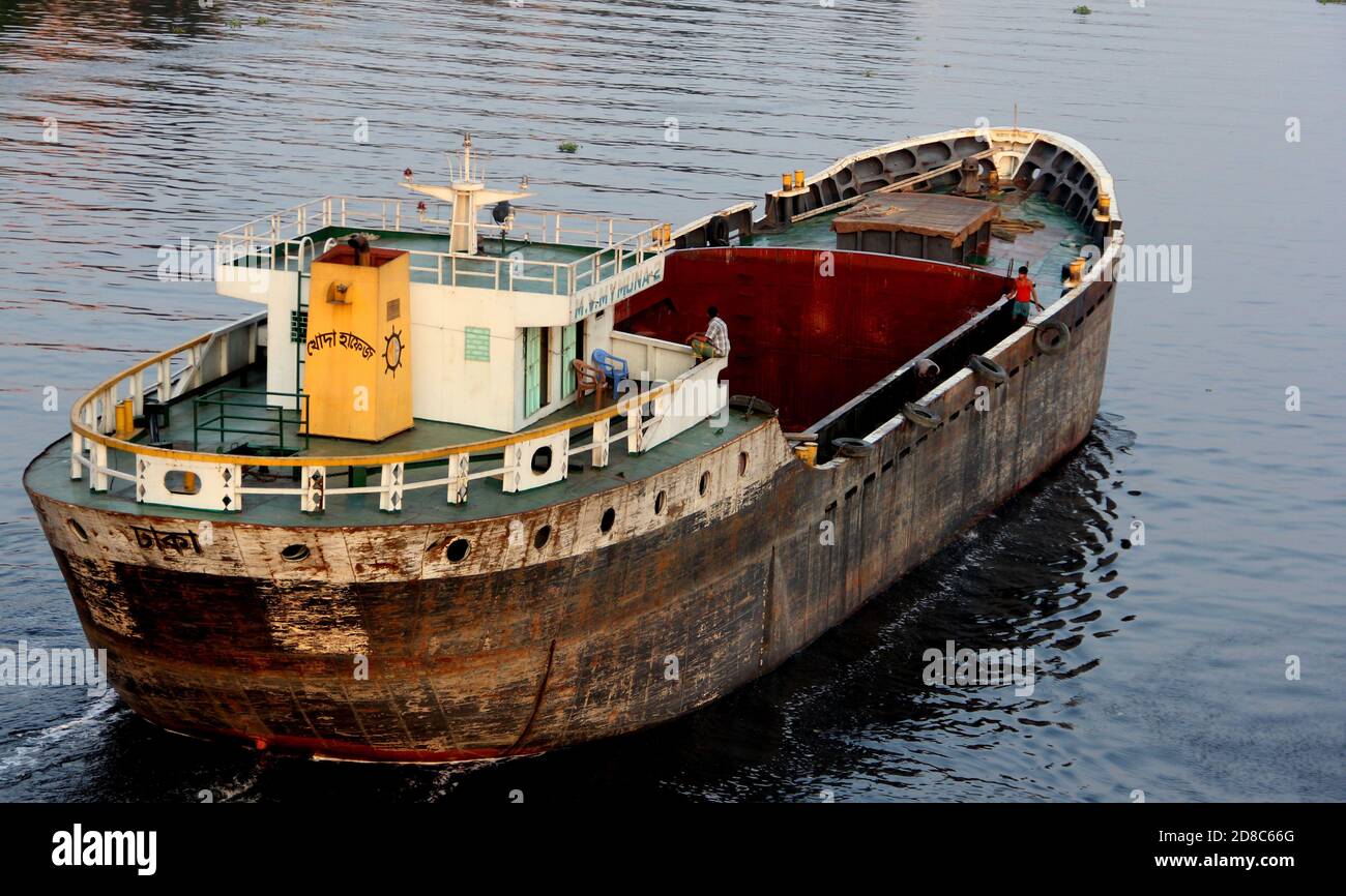 Trasporto fluviale del Bangladesh Foto Stock