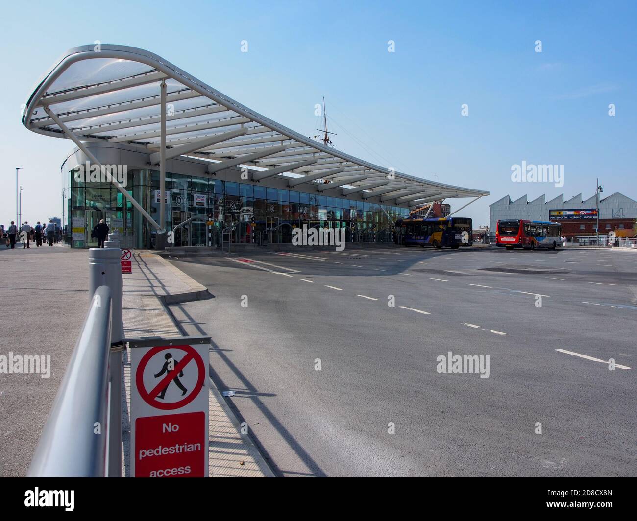 L'Hard Interchange, Portsmouth, Inghilterra Foto Stock