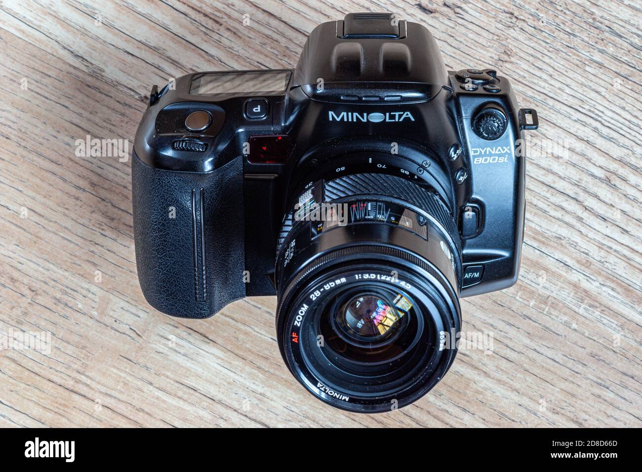 Minolta Classic fotocamera reflex autofocus dagli anni '80 al anni '90 Foto  stock - Alamy