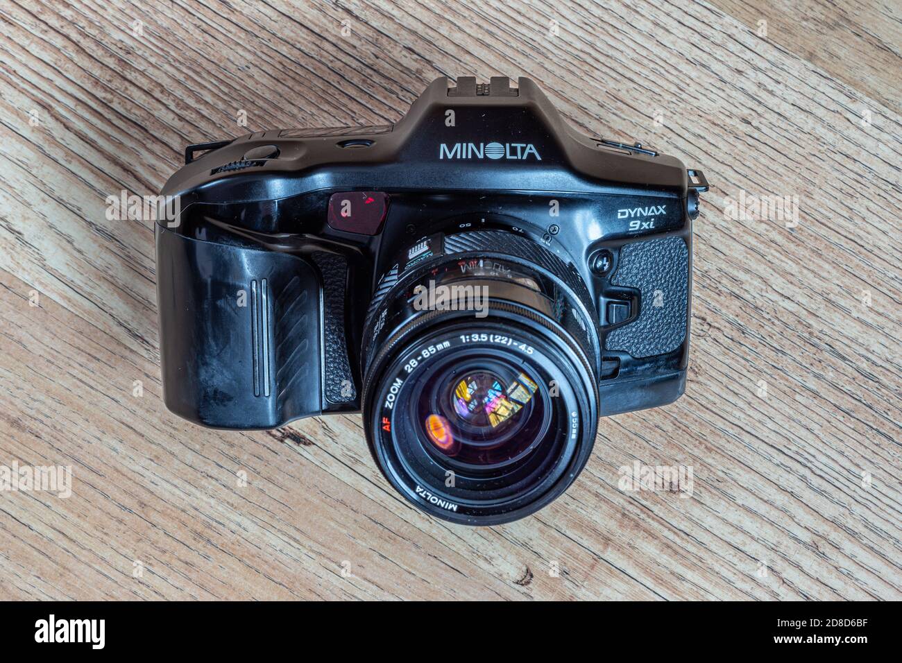 Minolta Classic fotocamera reflex autofocus dagli anni '80 al anni '90 Foto Stock