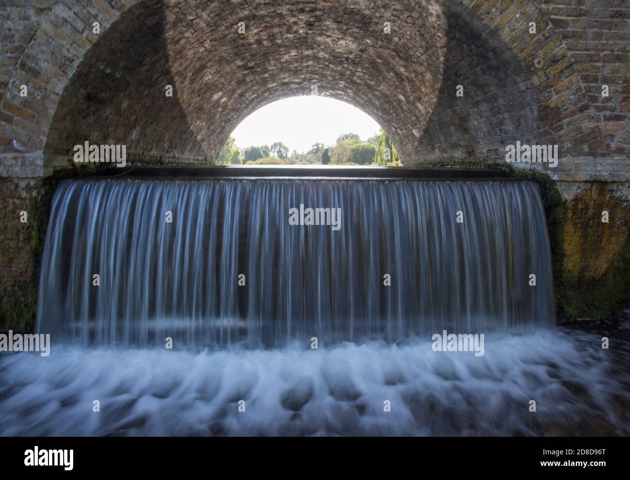 Ponte sul fiume Foto Stock