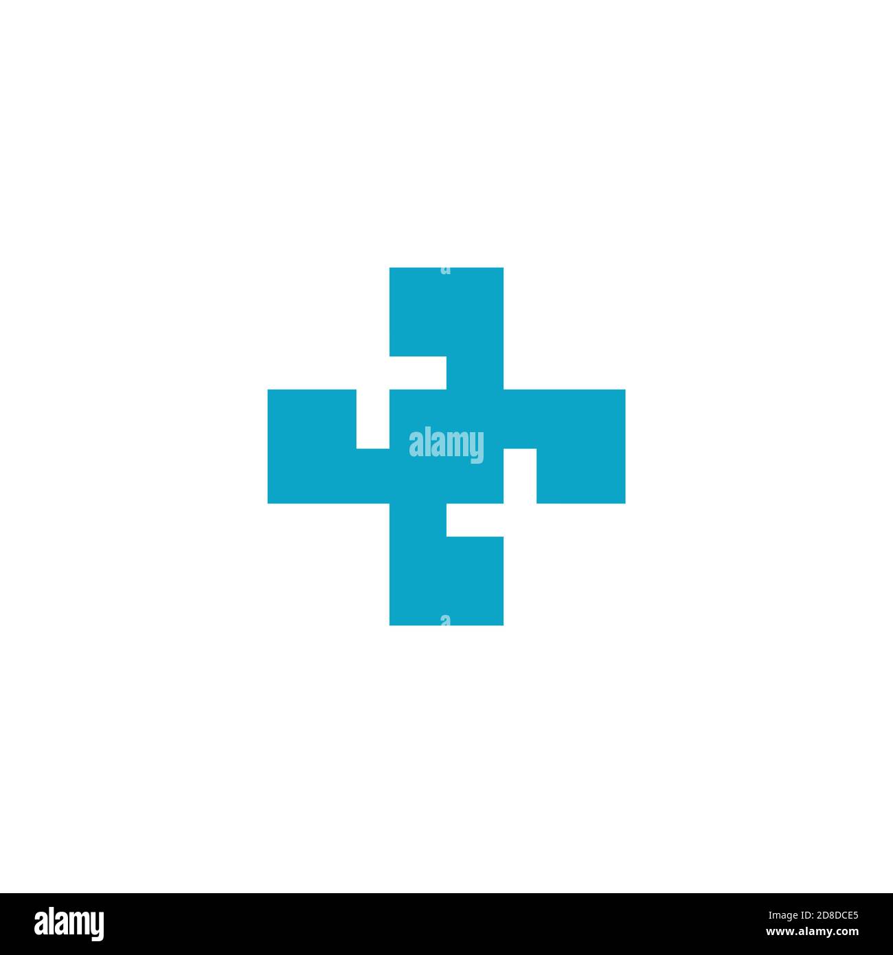 Logo del medico e dell'illustrazione vettoriale. Illustrazione Vettoriale
