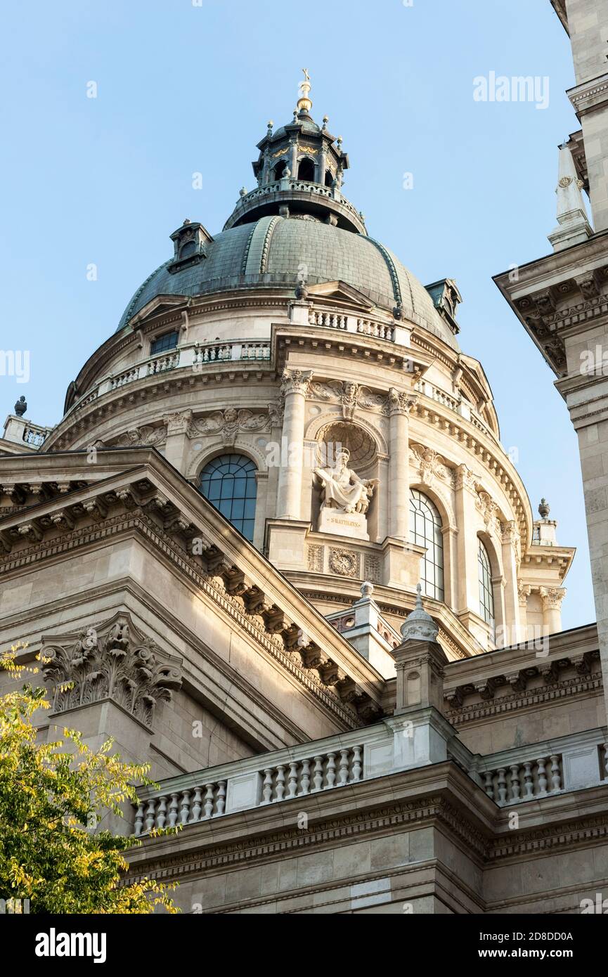 Sezione della basilica di santo stefano a Budapest, Ungheria Foto Stock