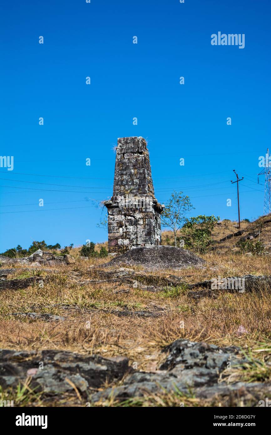 Eco Park Cherrapunji, Meghalaya. Splendida vista sui Green Canyons di Cherapunji, splendida vista sulle pianure del Bangladesh Foto Stock