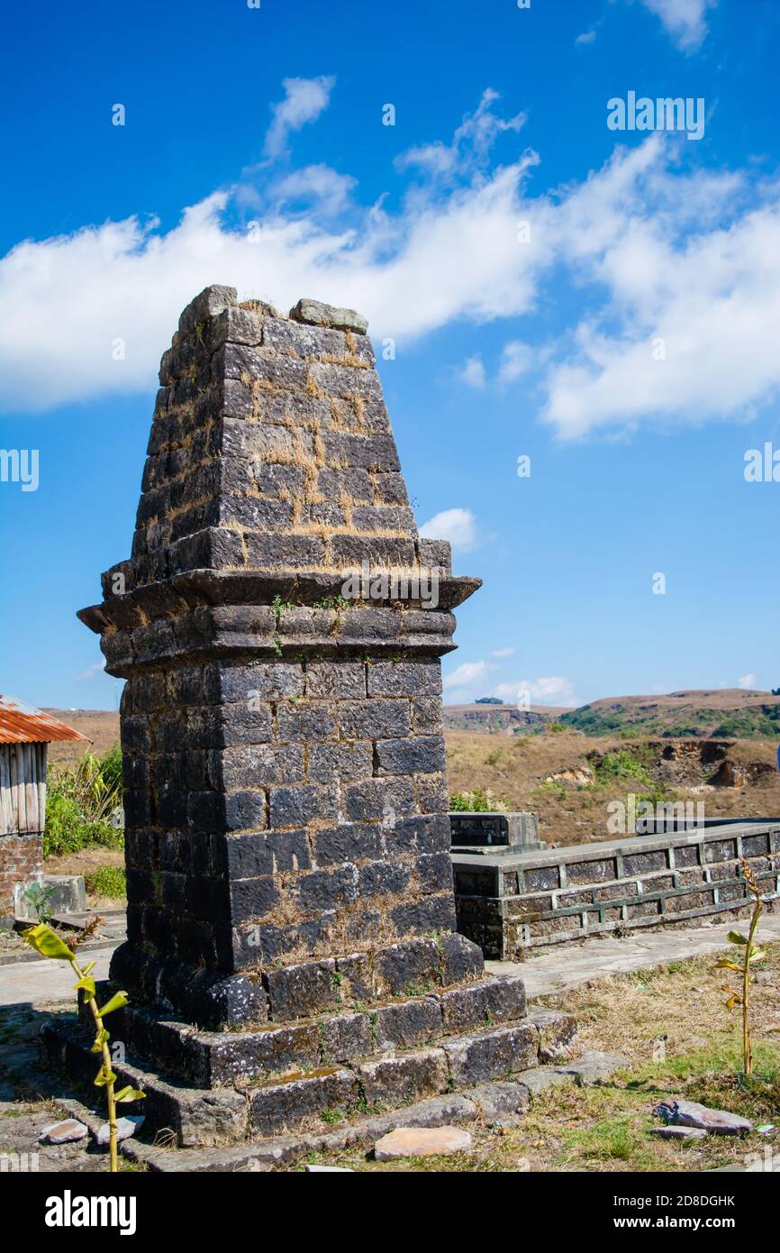 Eco Park Cherrapunji, Meghalaya. Splendida vista sui Green Canyons di Cherapunji, splendida vista sulle pianure del Bangladesh Foto Stock