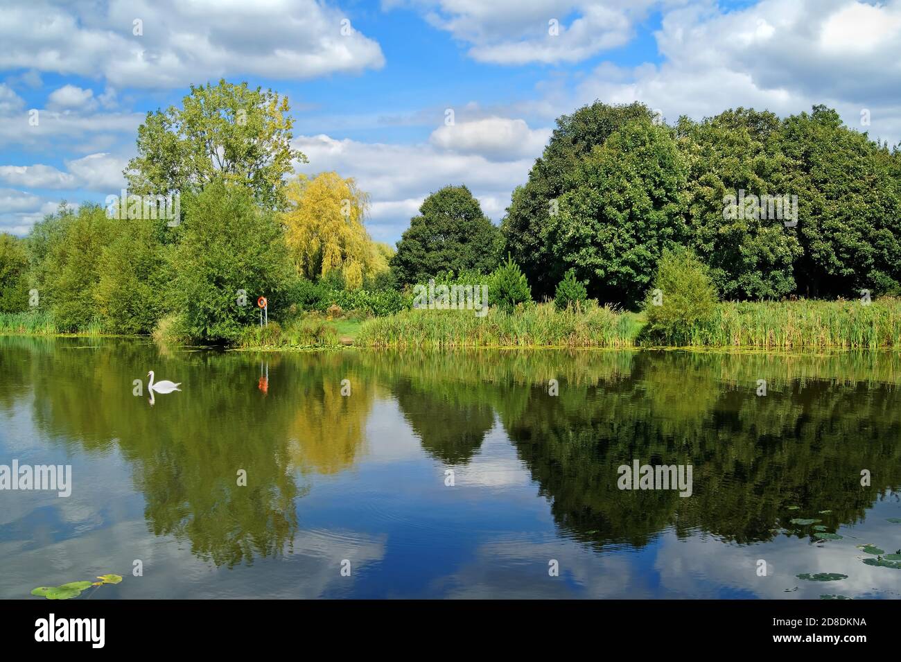 Regno Unito, South Yorkshire, Barnsley, Goldthorpe, Bolton Brick Ponds Foto Stock