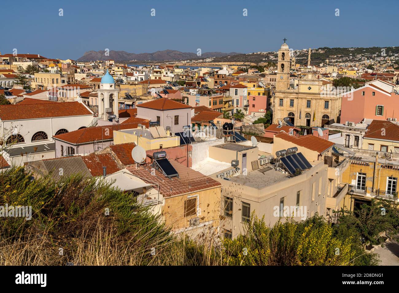 Märtirer und der Kathedrale Mariä Aufnahme in den Himmel in Chania, Creta, Griechenland, Europa | Foto Stock