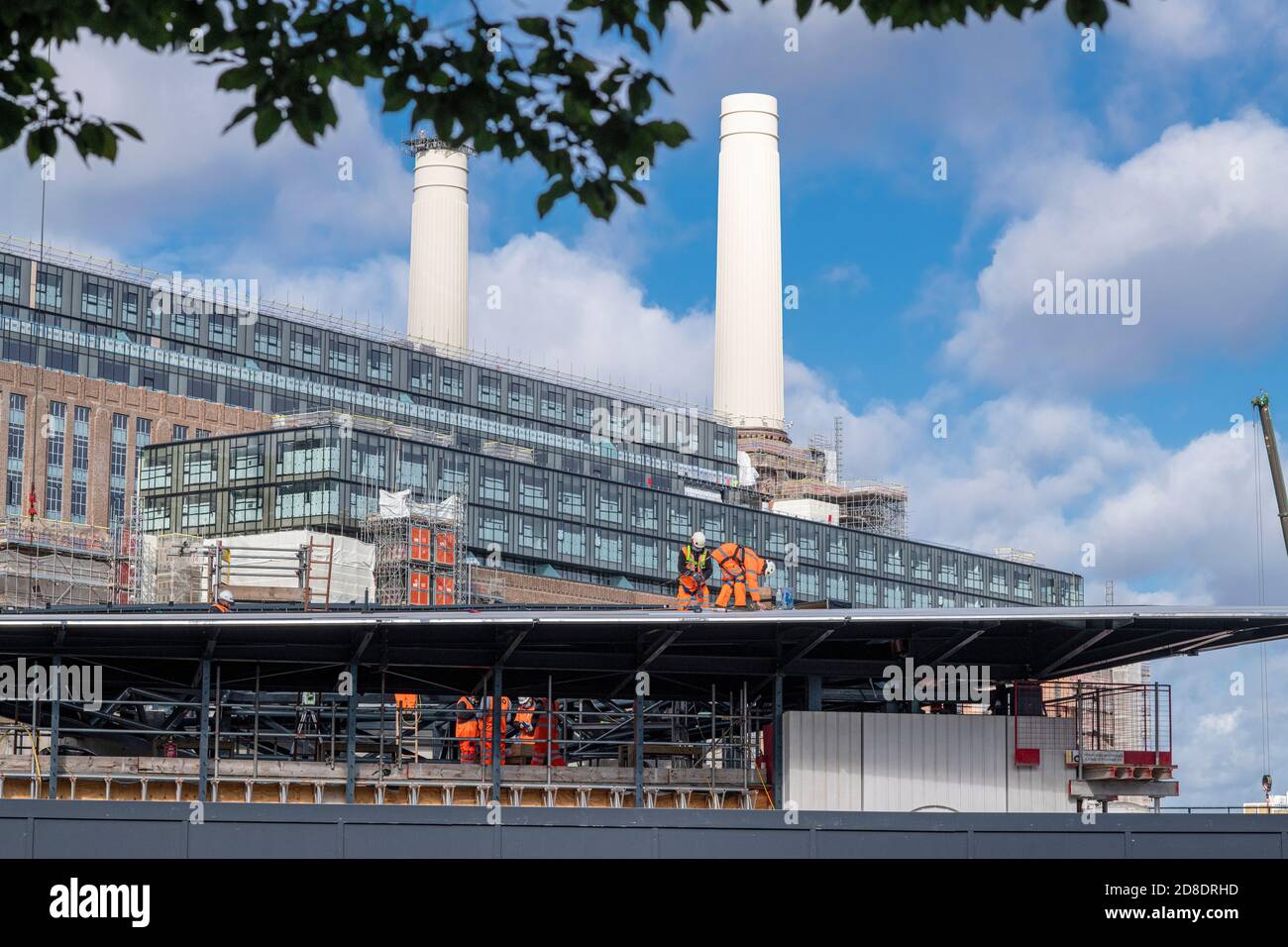 Sviluppo della centrale elettrica di Battersea. Foto Stock