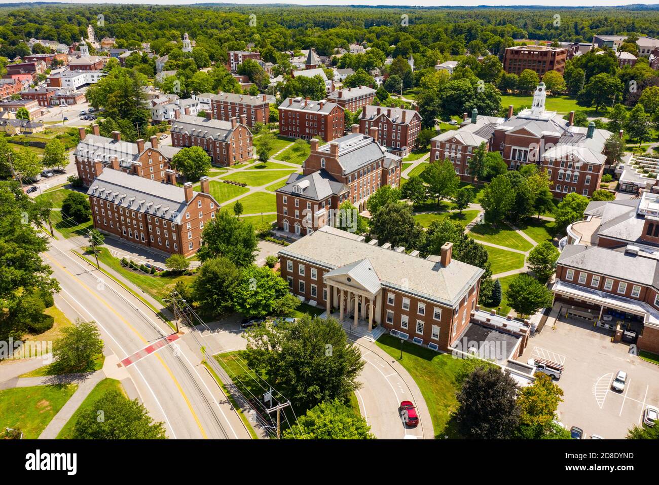 Jeremiah Smith Hall, Phillips Exeter Academy, Exeter, New Hampshire, USA Foto Stock