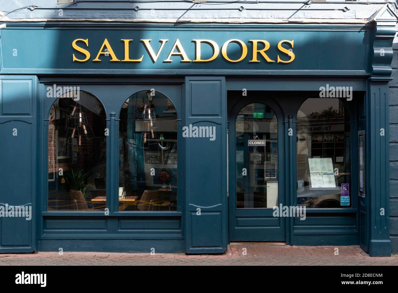 Salvadors Restaurant in High Street a Killarney, Contea di Kerry, Irlanda Foto Stock