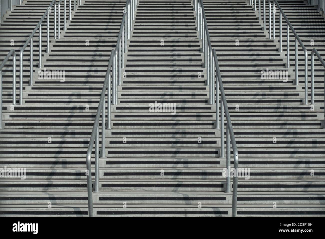 Scale d'ingresso allo stadio, Puskas Ferenc Stadium Foto Stock