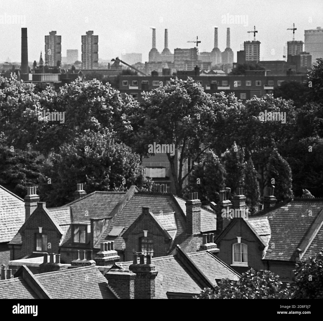 Paesaggio urbano. Londra 1971 Foto Stock