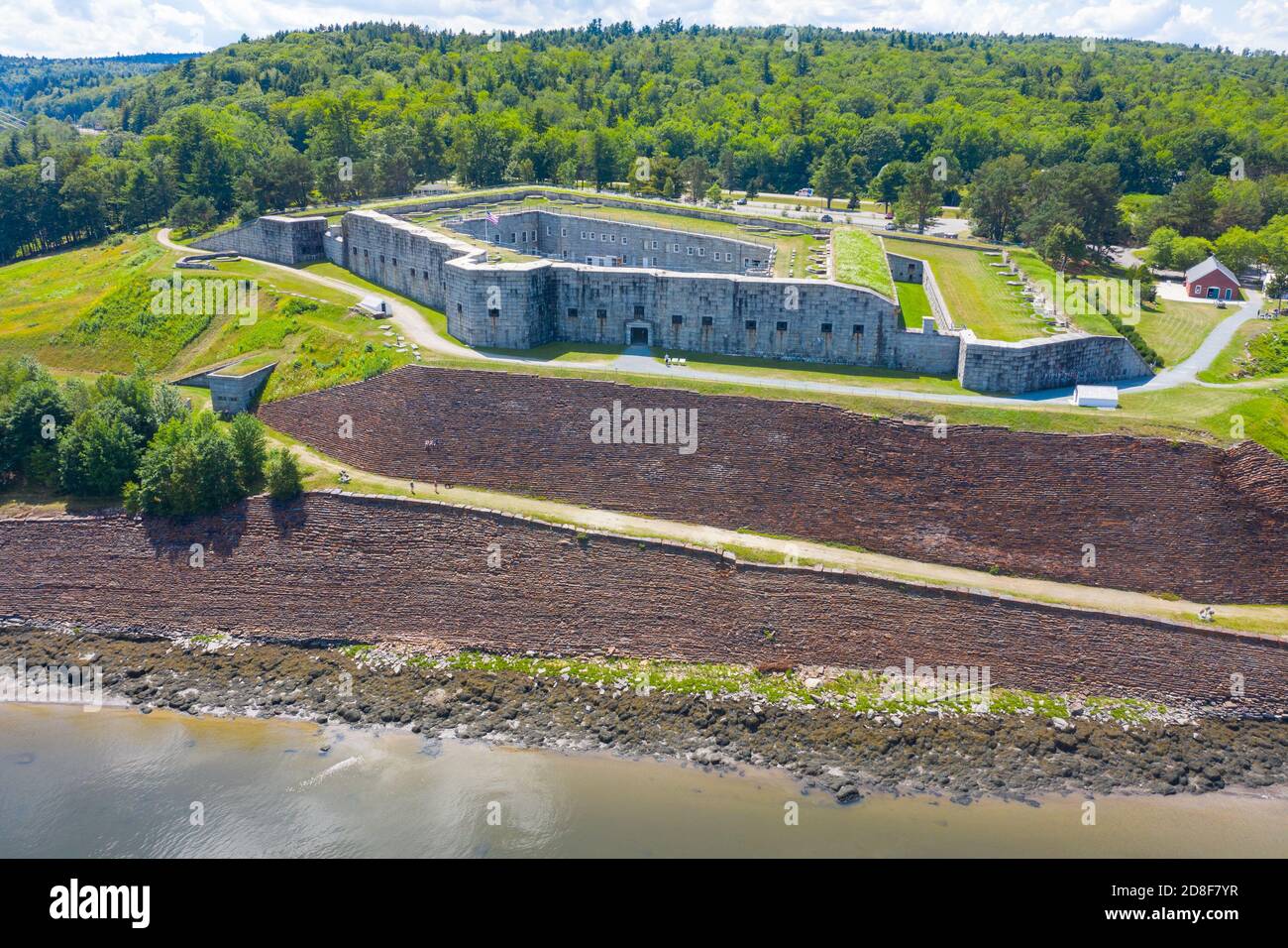 Fort Knox, Stockton Springs, Maine, Stati Uniti Foto Stock