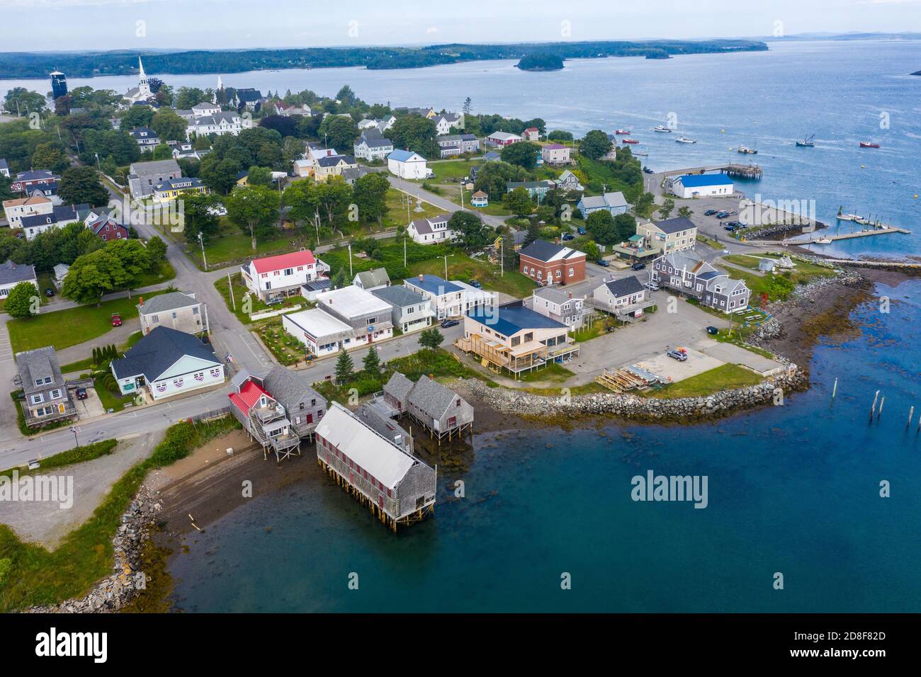 Lubec, Maine, Stati Uniti Foto Stock