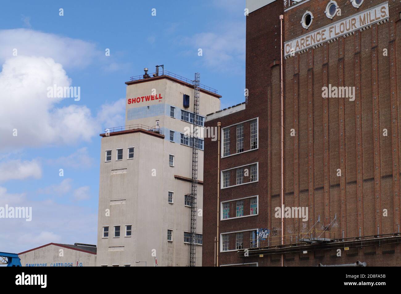 Clarence Flour Mills, Hull, Regno Unito Foto Stock
