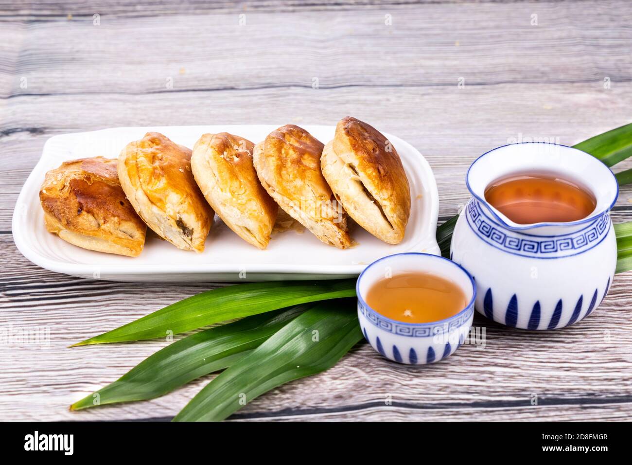Kaya Puff, pasticceria popolare in Ipoh e all'interno della Malesia Foto Stock