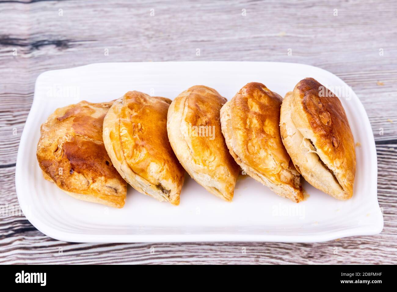 Kaya Puff, pasticceria popolare in Ipoh e all'interno della Malesia Foto Stock