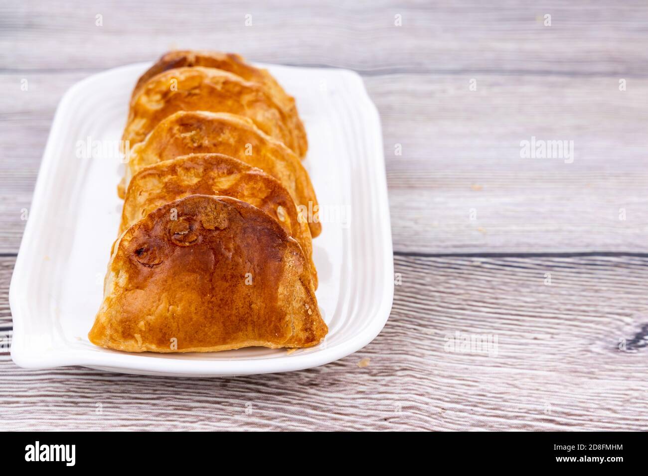 Kaya Puff, pasticceria popolare in Ipoh e all'interno della Malesia Foto Stock