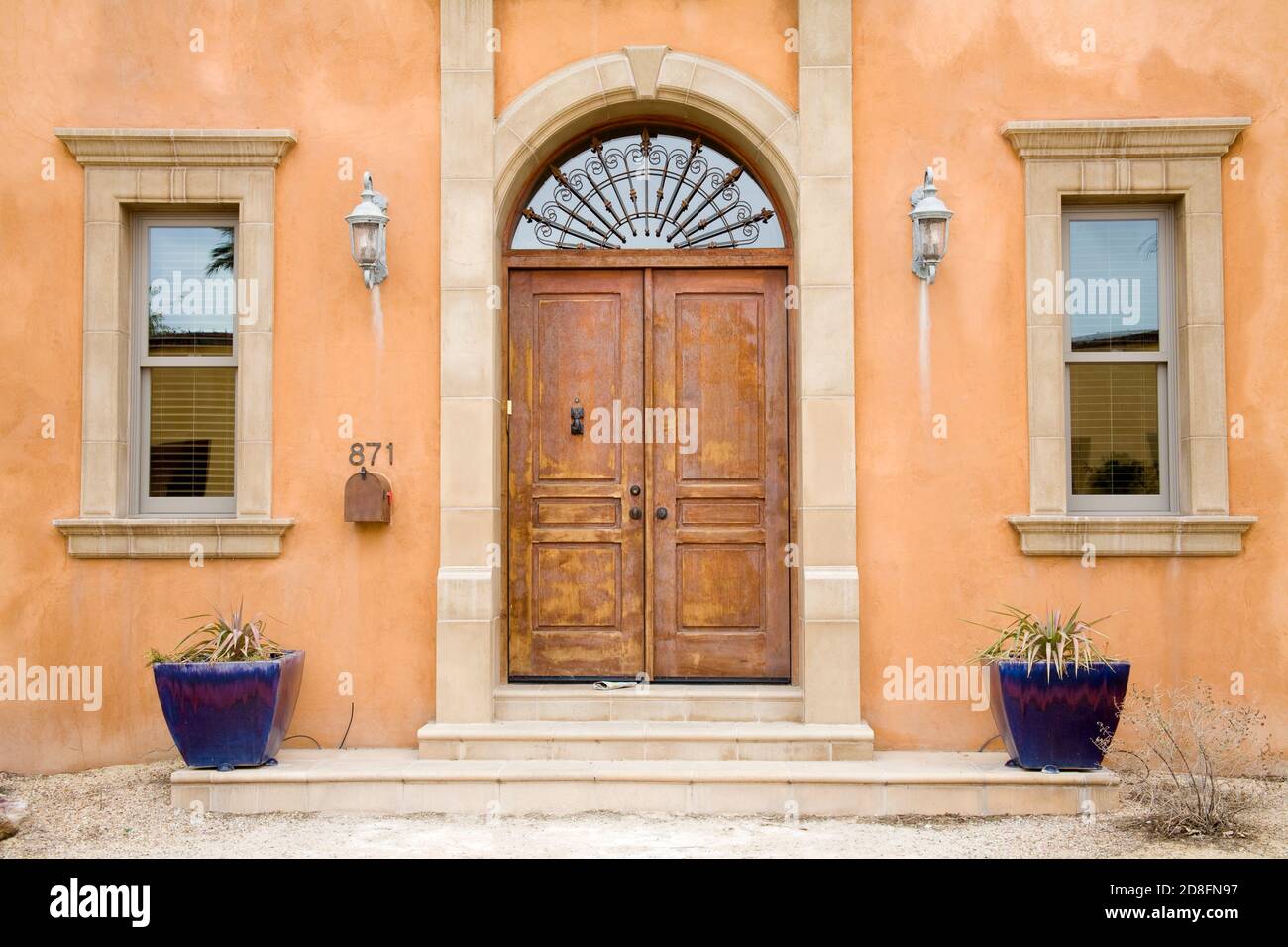 Casa,Barrio Historico District,Tucson, Arizona, Stati Uniti d'America Foto Stock