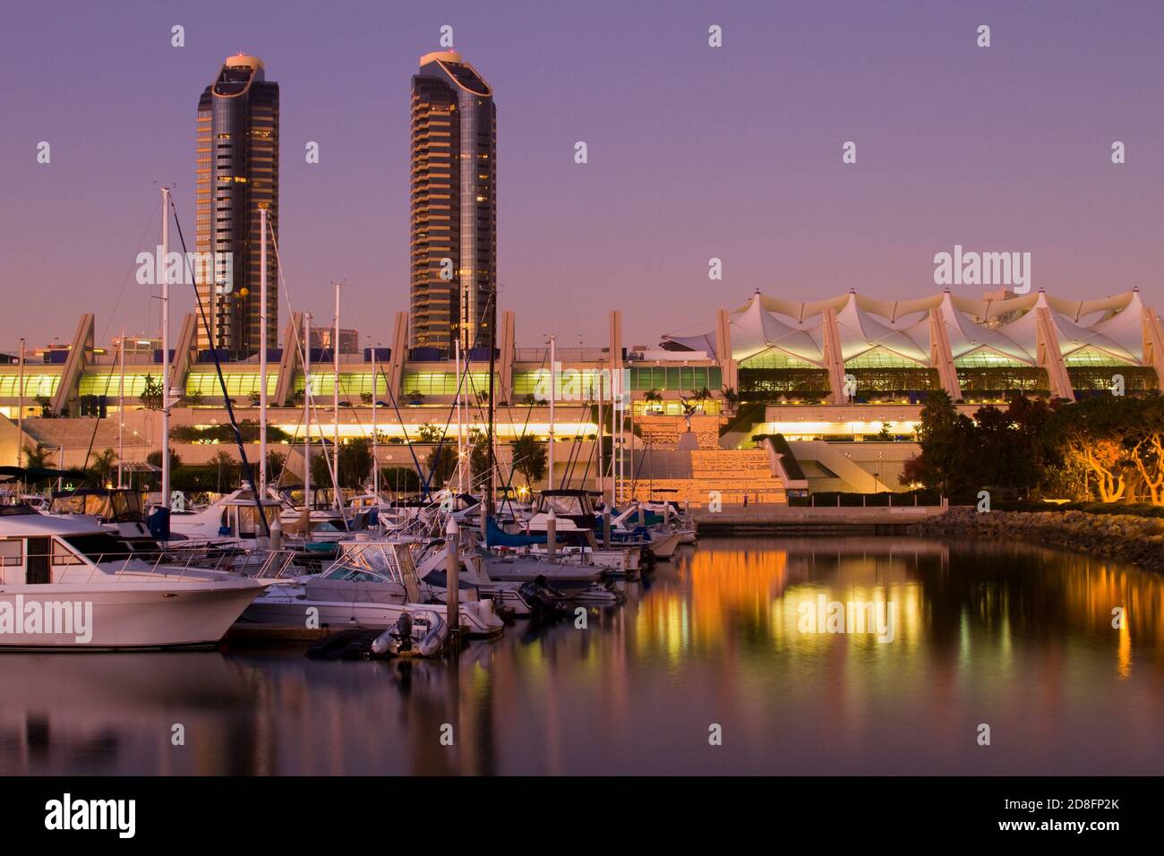 Harbour Club Towers & Embarcadero Marina, San Diego, California, Stati Uniti d'America Foto Stock
