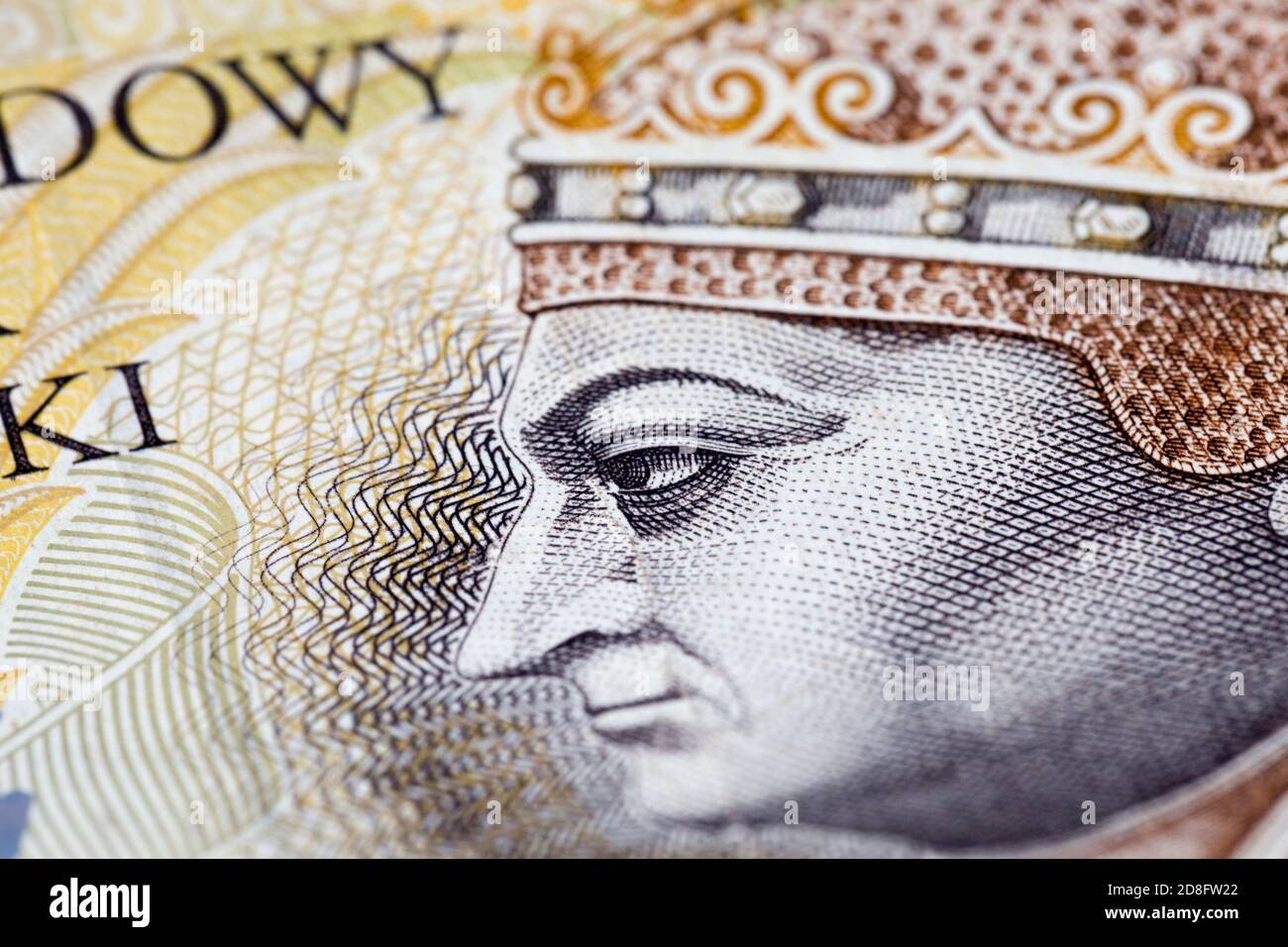 ossverso degli zlotys 200 Foto Stock