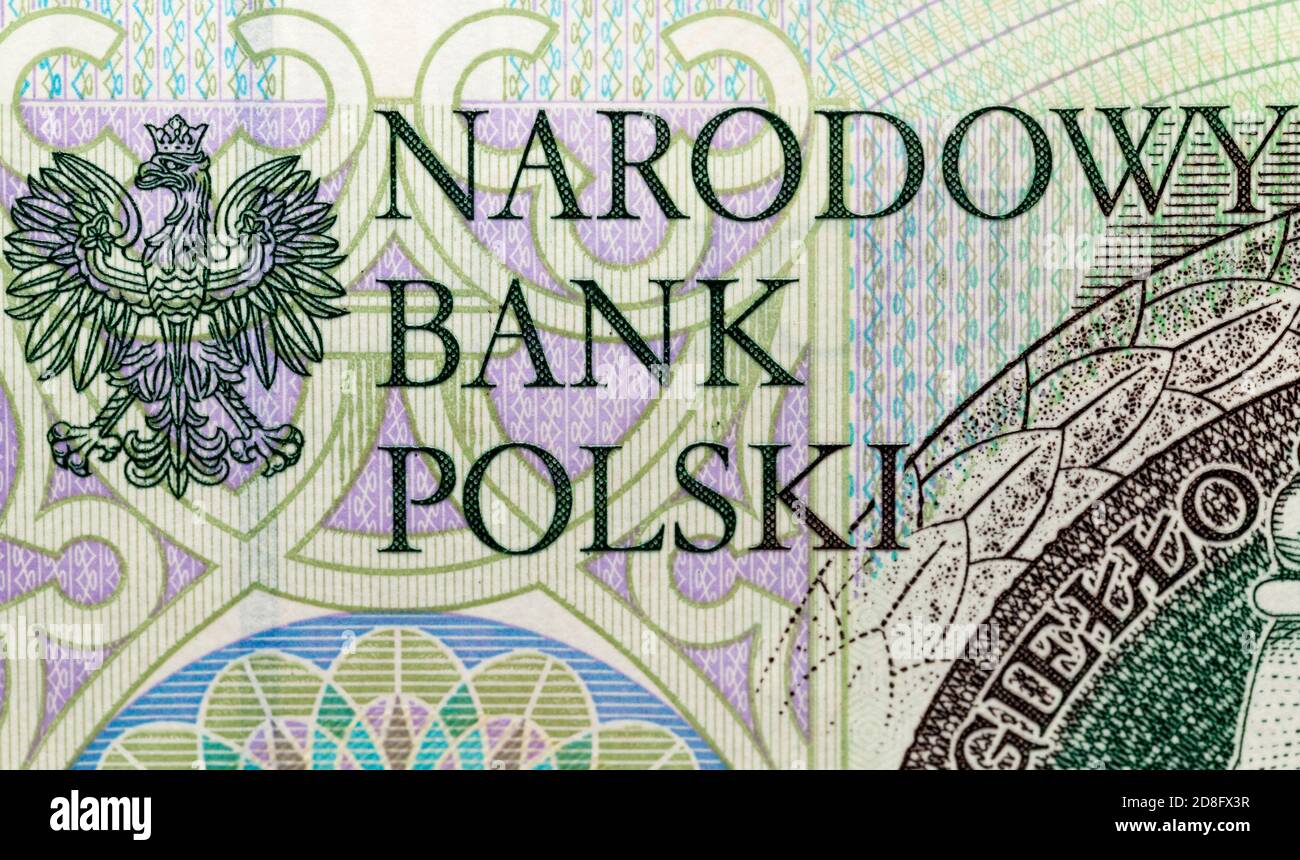 ossverso di zlotys Foto Stock