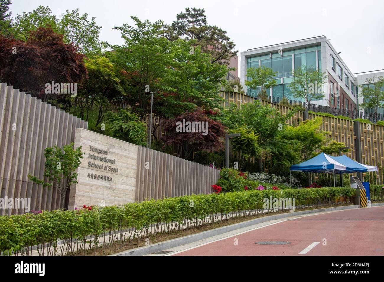 YISS, Yongsan International School of Seoul, Seoul, Corea del Sud Foto Stock