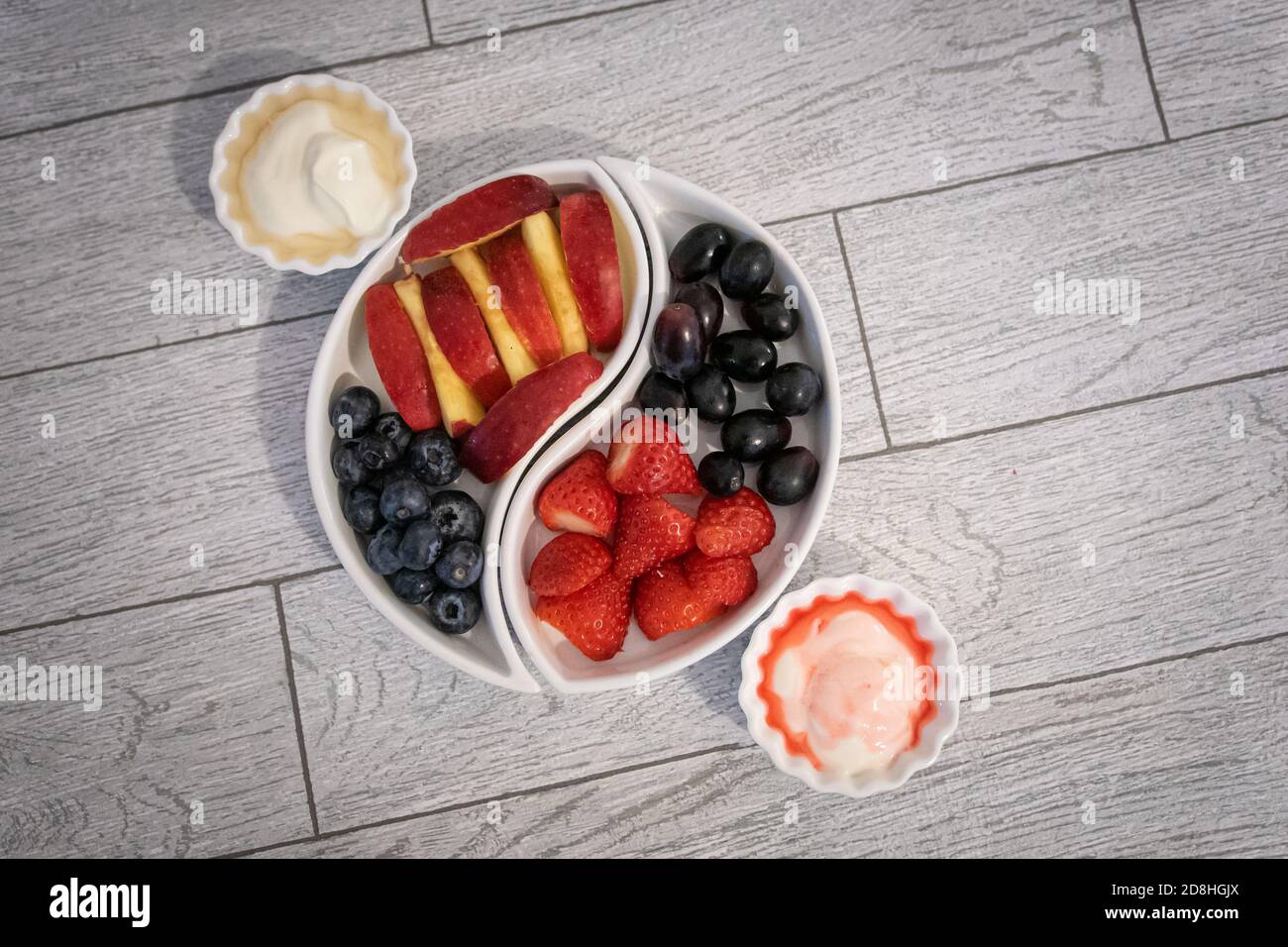 Opzione di cibo sano ideale per coloro che si nutrono di un mondo snellente Foto Stock