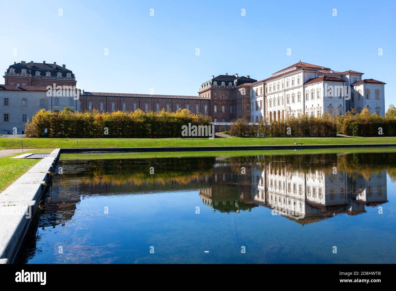 Torino, Italia. Palazzo di Venaria reale una delle residenze reali Savoia in Piemonte. Foto Stock