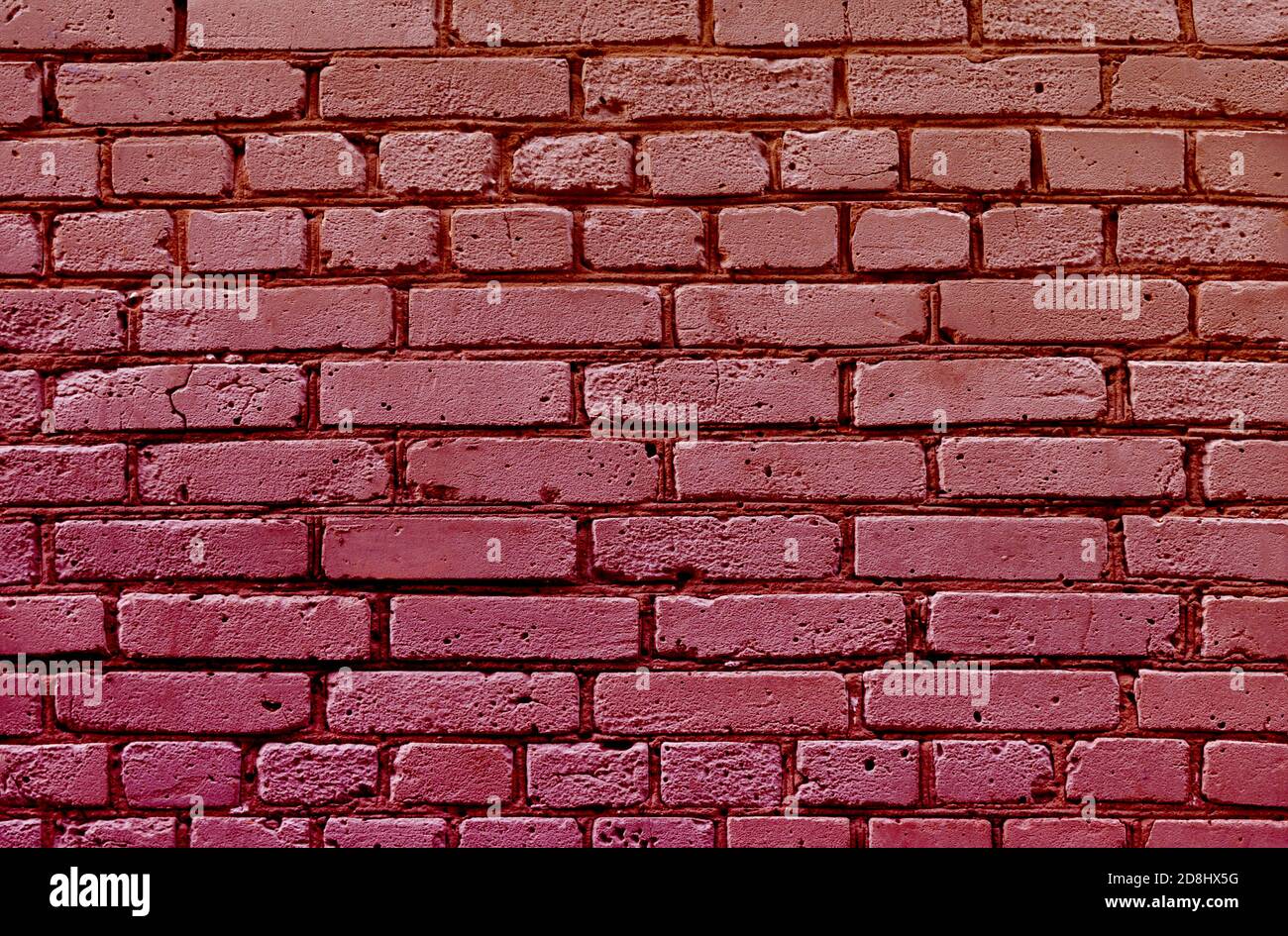 Sfondo rosso mattone texture parete, mattoni sfondo Foto Stock