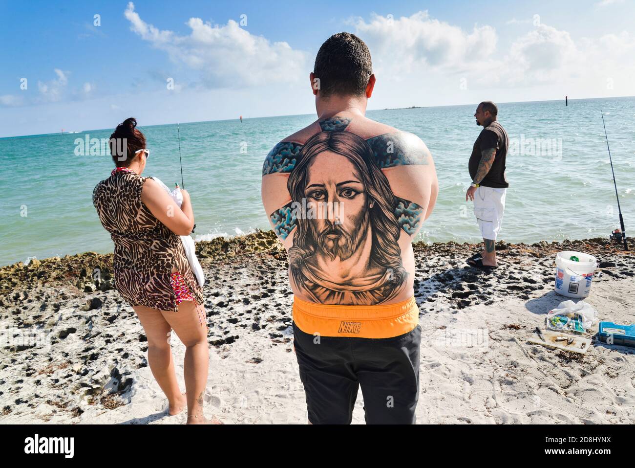 Scena in Florida Keys, Florida, Stati Uniti. Foto Stock