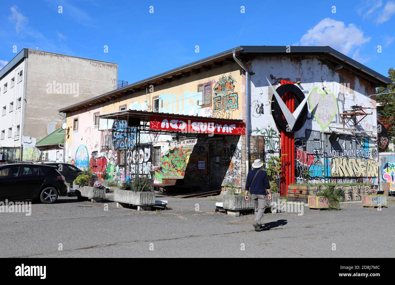 Turista a Pekarna in Maribor Foto Stock