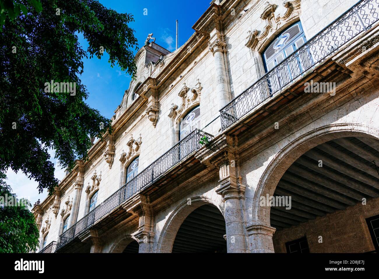 Palacio de los Capitanes Generales, Casa de gobierno - Palazzo dei Capi generali, Palazzo del Governo. Plaza de Armas. La Habana - la Havana, Cuba, Foto Stock