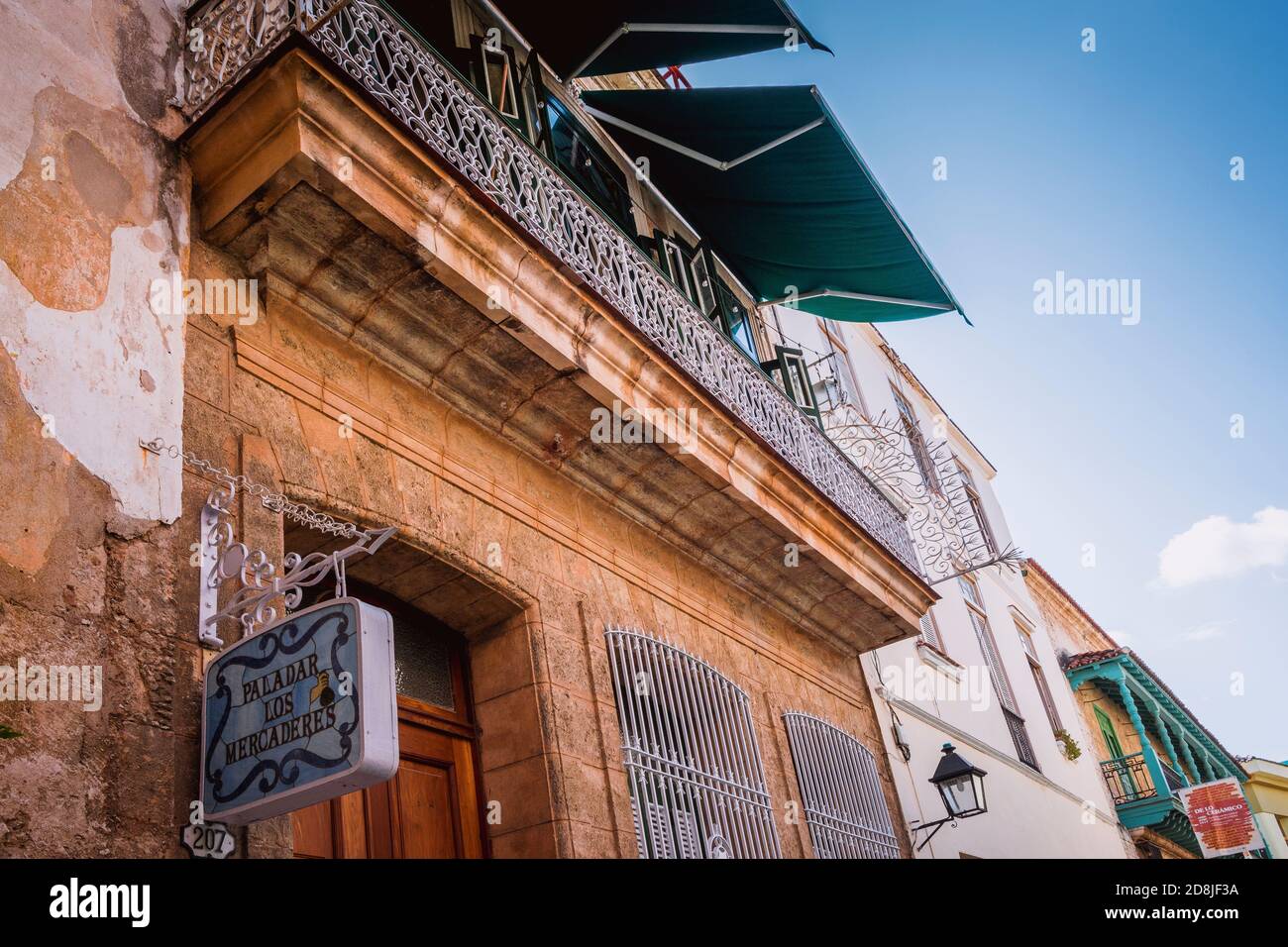 Paladar los mercaderes, ristorante. La Habana - la Havana, Cuba, America Latina e Caraibi Foto Stock