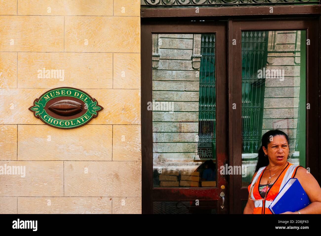 Museo della Casa del cioccolato - Museo Casa del cioccolato sul sito che un tempo era la residenza degli illustri conti di Lagunilla. Questo sito è noto un Foto Stock