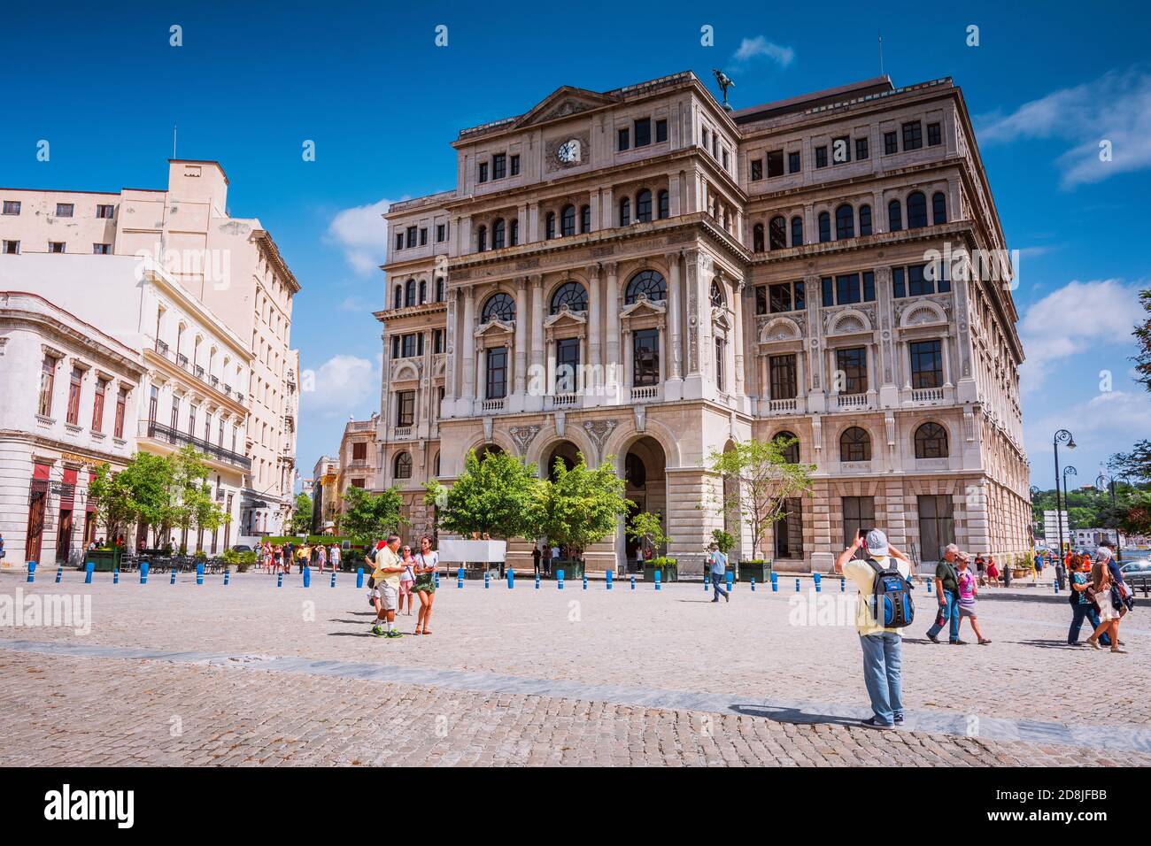 La Lonja del Comercio - mercato del Commercio - edificio a l'Avana Vecchia, Cuba servì come borsa nella capitale fino alla Rivoluzione cubana del 1959. T Foto Stock