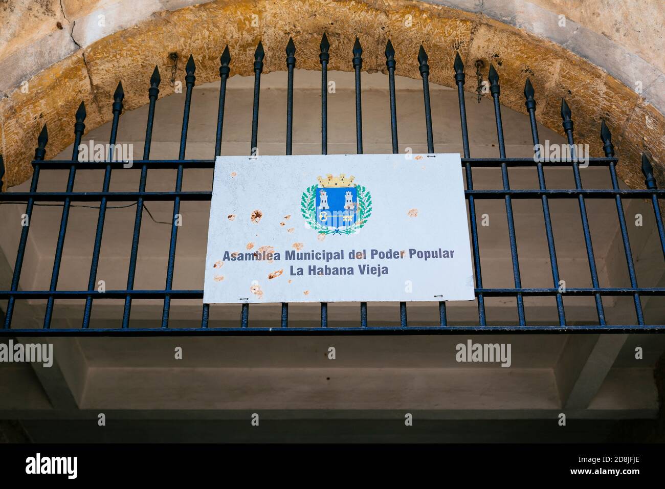 municipio. Assemblea Municipale del potere popolare, l'Avana Vecchia - Asamblea Municipal del Poder Popular, la Habana vieja. La Habana - la Havana, Cuba, latino Foto Stock