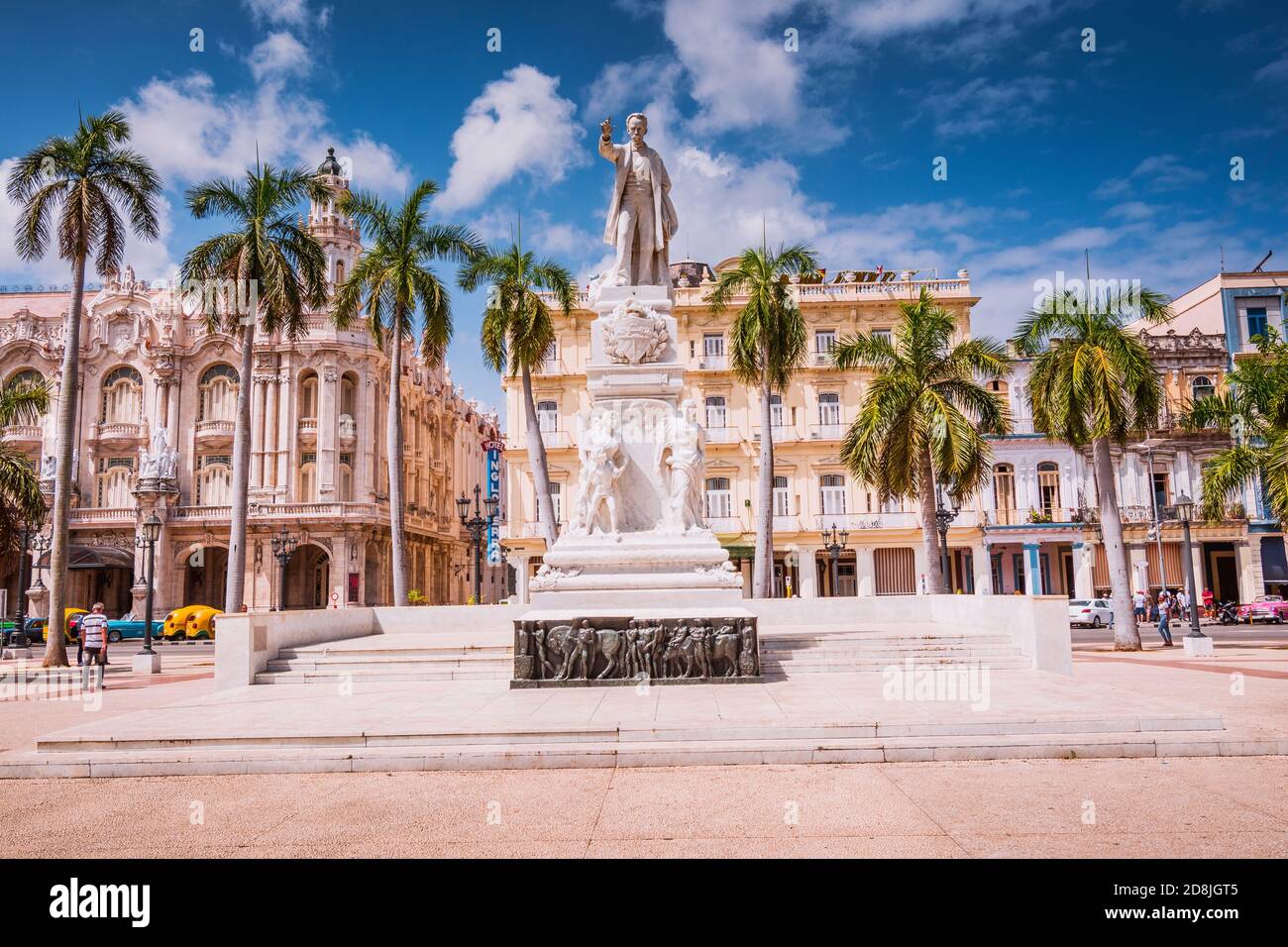 Statua di José Martí, Parque centrale. La Habana - la Havana, Cuba, America Latina e Caraibi Foto Stock