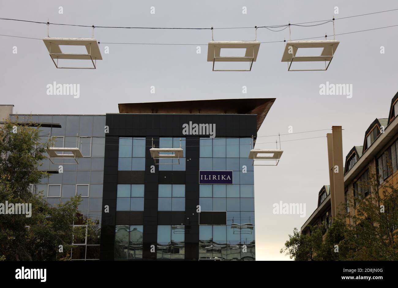 Area moderna del centro di Maribor Foto Stock