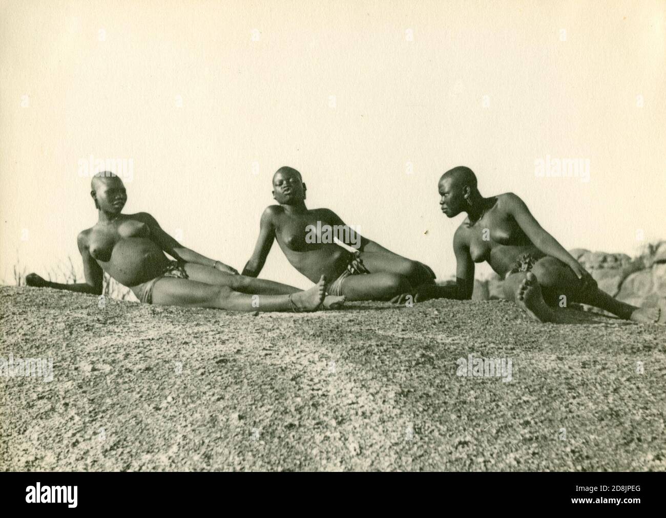 Foto tribali africane, c. 1950, Nigeria Foto Stock