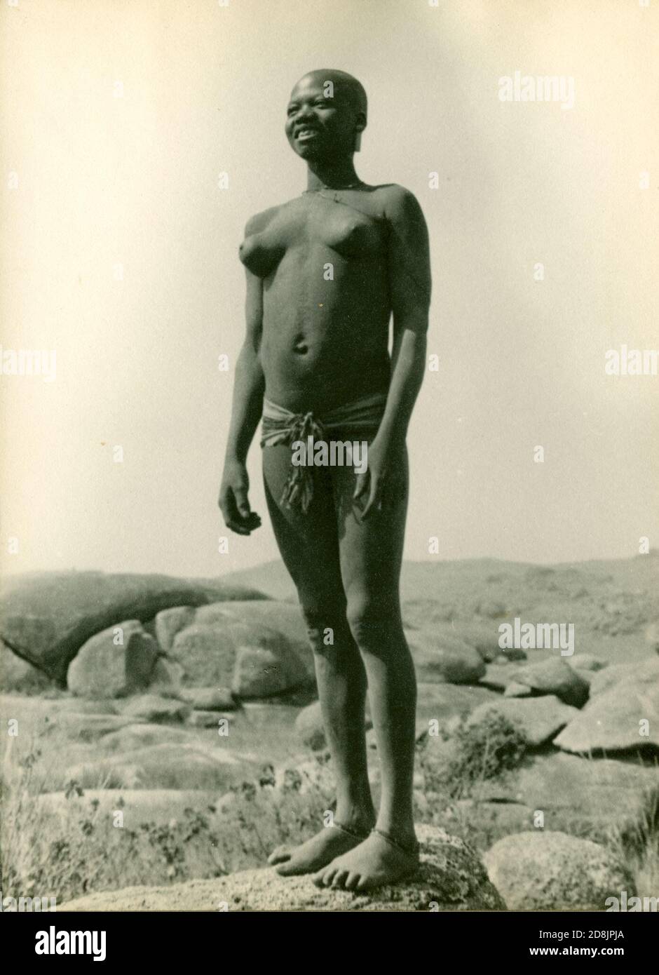 Foto tribali africane, c. 1950, Nigeria Foto Stock