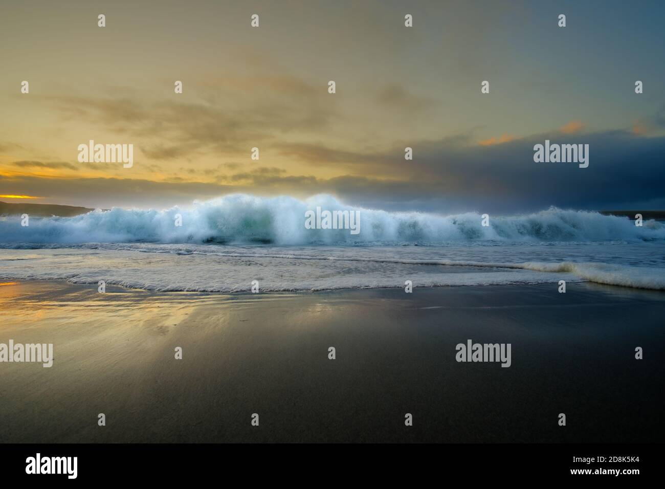 Waves a Skaill, Orkney Foto Stock