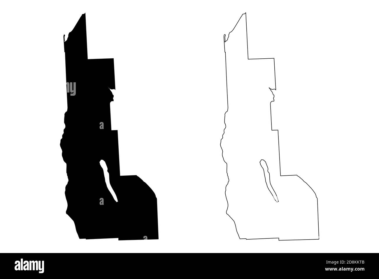 Cayuga County, New York state (Stati Uniti, Stati Uniti d'America, Stati Uniti, Stati Uniti, Stati Uniti) mappa vettoriale illustrazione, schizzo scribbling Cayuga mappa Illustrazione Vettoriale