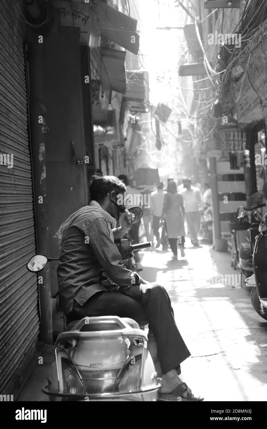 Indian street photography Foto Stock