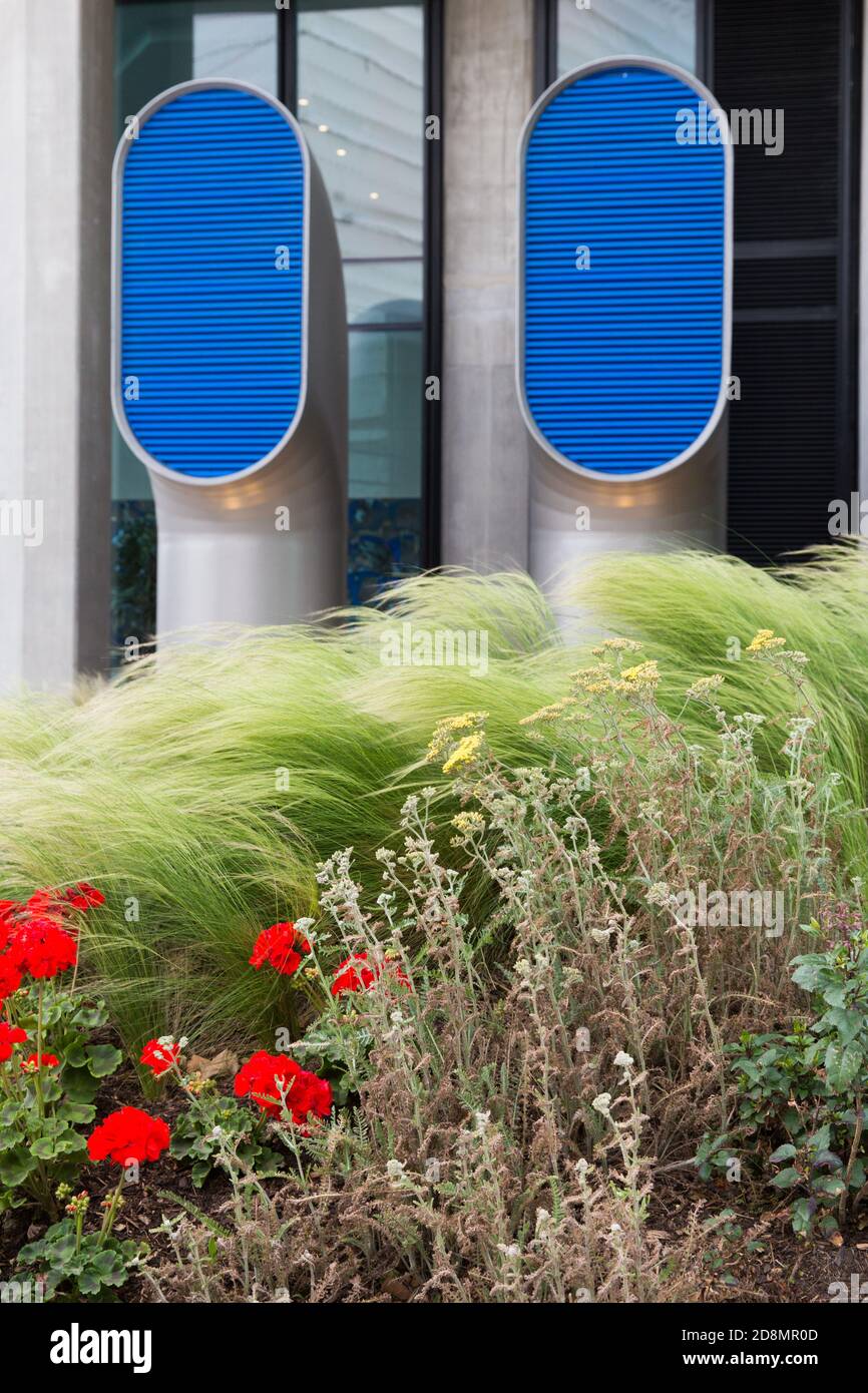 Riverlight Quay appartamenti edifici e aree pubbliche Foto Stock