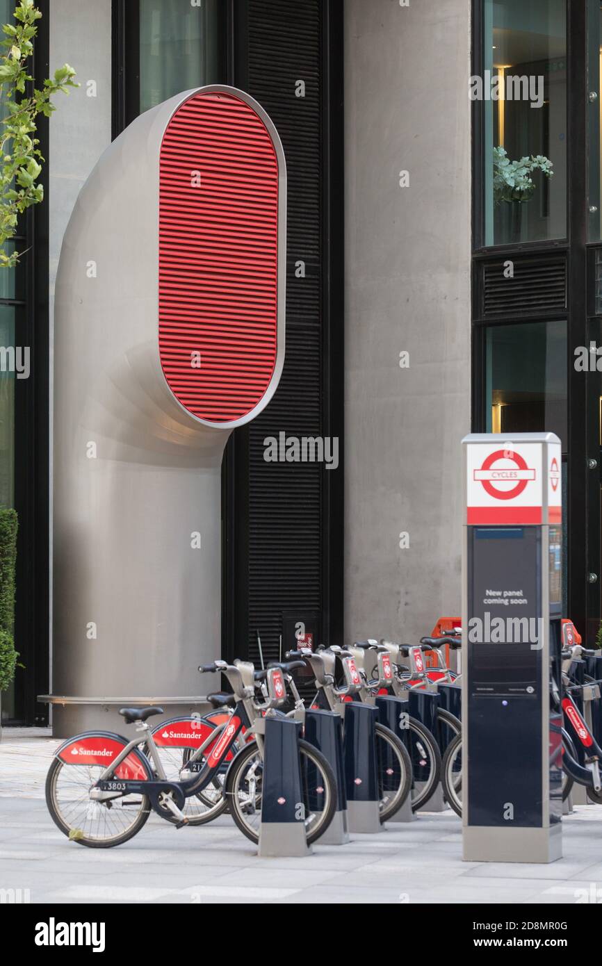 Riverlight Quay appartamenti edifici e aree pubbliche Foto Stock