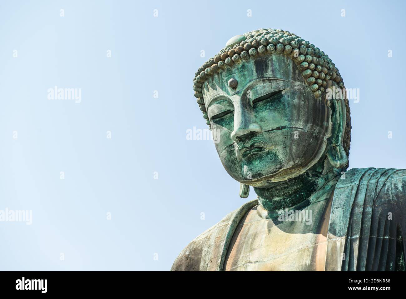 Il Grande Buddha di Kamakura a Kōtoku-in a Kamakura, Giappone Foto Stock