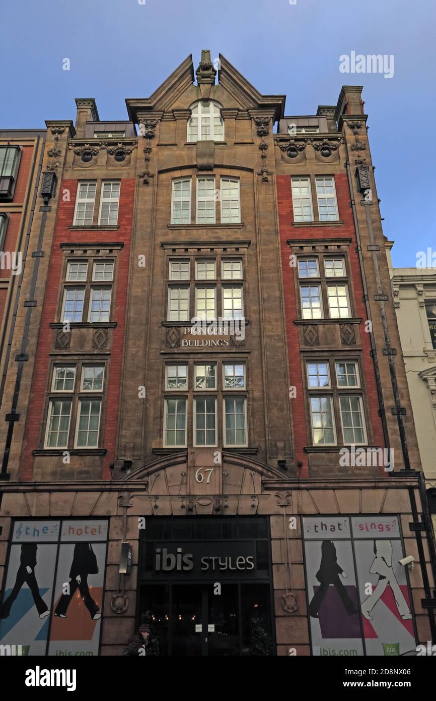 67 Dale St, Pioneer Buildings, Liverpool, Castle Street Conservation Area, Foto Stock