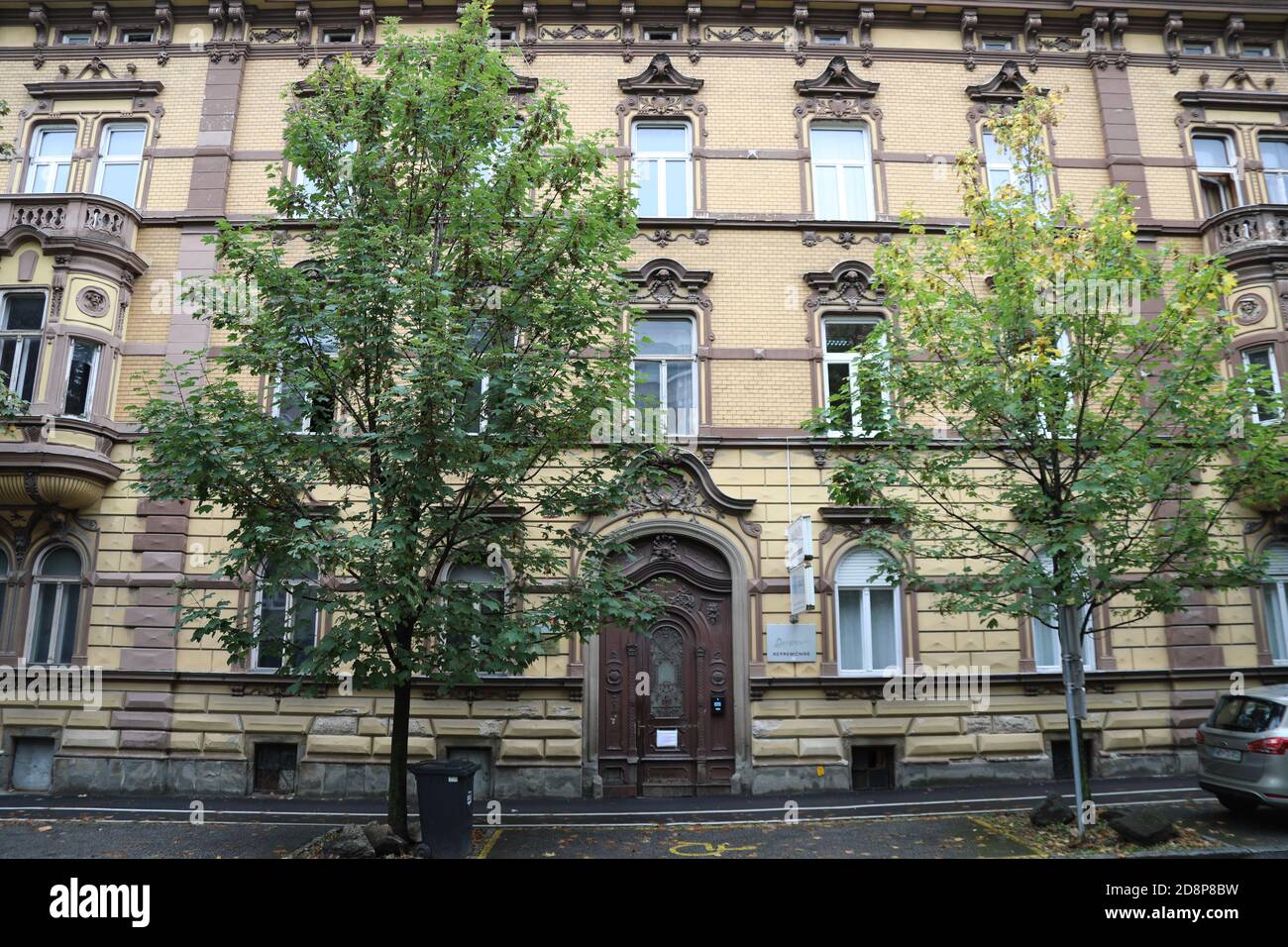 Architettura storica a Maribor nella Slovenia orientale Foto Stock